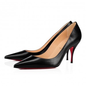 Christian Louboutin Clare 080 80 Nappa Leather Pumps Stiletto Kadın Siyah | Türkiye BV8-10981M0