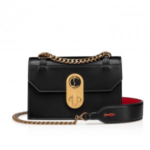 Christian Louboutin Elisa Mini Classic Leather Cross Body Bags Atlet Çanta Kadın Siyah | Türkiye AD6-94919W1