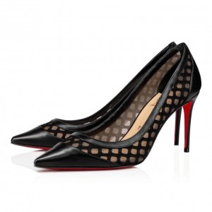 Christian Louboutin Galativi 85 Version Lace Pumps Stiletto Kadın Siyah | Türkiye TL9-47264W0