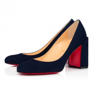 Christian Louboutin Gennana 85 Nocturne Veau Velours Pumps Stiletto Kadın Siyah | Türkiye PC5-85208E4