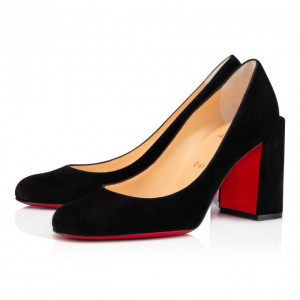 Christian Louboutin Gennana 85 Veau Velours Pumps Stiletto Kadın Siyah | Türkiye AU4-10971G6