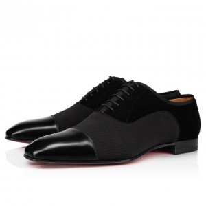 Christian Louboutin Greggo Calf Oxford Oxford Ayakkabı Erkek Siyah | Türkiye OR6-22772Z2