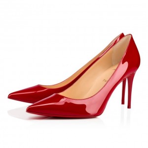 Christian Louboutin Kate 085 85 Patent Pumps Stiletto Kadın Kırmızı | Türkiye JJ0-53115B0