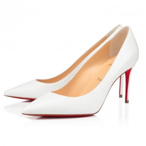 Christian Louboutin Kate 85 Calf Pumps Stiletto Kadın Beyaz | Türkiye FE9-83638J0