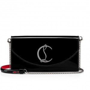 Christian Louboutin Loubi54 Classic Leather Pouches Kese Çanta Kadın Siyah | Türkiye WZ7-34633Q5