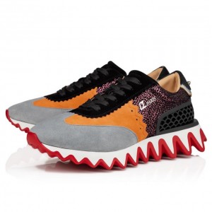 Christian Louboutin Loubishark Version Creative Leather Sneakers Spor Ayakkabı Erkek Renkli | Türkiye GF4-89898O1