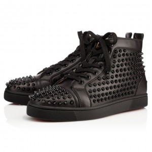 Christian Louboutin Louis 000 Calf Sneakers Spor Ayakkabı Erkek Siyah | Türkiye ZX0-81748E9