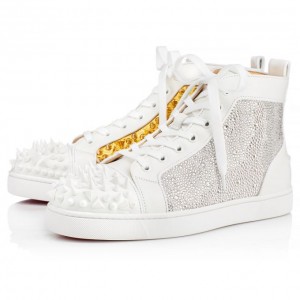 Christian Louboutin Louis No Limit Calf Sneakers Spor Ayakkabı Erkek Beyaz | Türkiye TQ0-40174C9