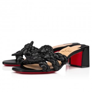 Christian Louboutin Marmela 55 Nappa Sandaletler Sandalet Kadın Siyah | Türkiye KD4-59715H6