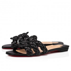 Christian Louboutin Marmela Nappa Sandaletler Sandalet Kadın Siyah | Türkiye IK6-13381Y2