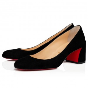 Christian Louboutin Miss Sab 055 55 Veau Velours Pumps Stiletto Kadın Siyah | Türkiye XY0-36693Q2