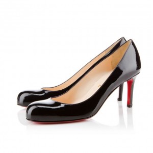 Christian Louboutin Simple Pump 070 70 Patent Pumps Stiletto Kadın Siyah | Türkiye ZP5-75527J5