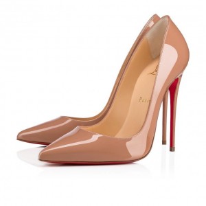 Christian Louboutin So Kate 120 120 Patent Pumps Stiletto Kadın Bej Rengi | Türkiye BB0-75367L9