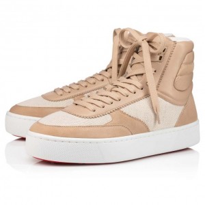 Christian Louboutin Top Rui Calf Sneakers Spor Ayakkabı Erkek Gri | Türkiye MS0-93129M0