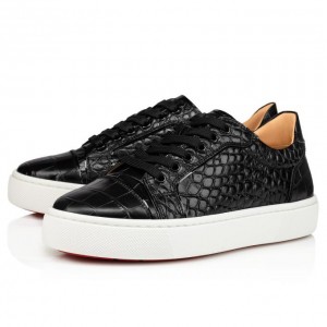 Christian Louboutin Vieirissima Calf Sneakers Spor Ayakkabı Kadın Siyah | Türkiye CR4-46964P8