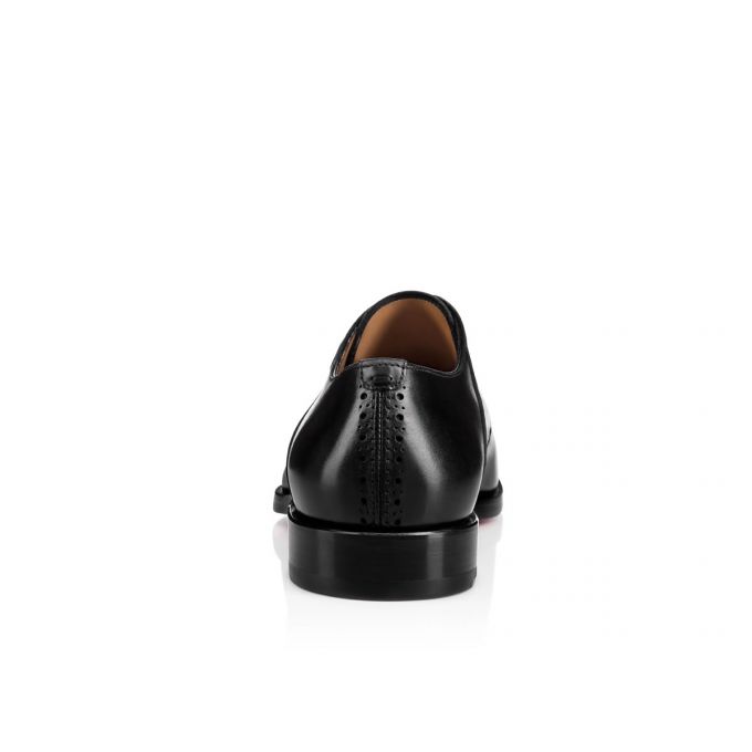 Christian Louboutin A Mon Homme 000 Calf Derby Derby Erkek Siyah | Türkiye FP5-20412P3