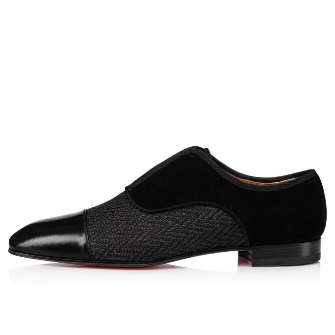 Christian Louboutin Alpha Male Calf Derby Derby Erkek Siyah | Türkiye TF8-79477O3