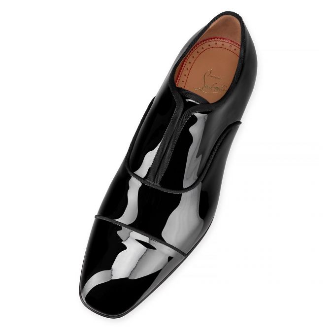 Christian Louboutin Alpha Male Patent Derby Derby Erkek Siyah | Türkiye DI2-91419C1