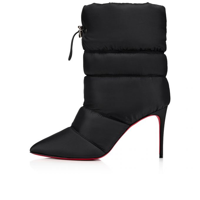 Christian Louboutin Astro Pointue 85 Creative Fabric Boots Bot Kadın Siyah | Türkiye UZ7-72117L5