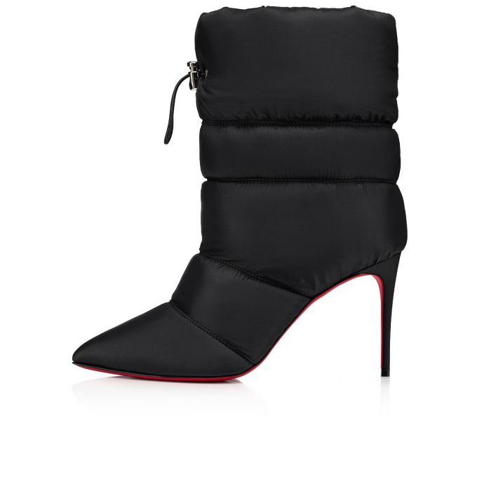 Christian Louboutin Astro Pointue 85 Creative Fabric Boots Bot Kadın Siyah | Türkiye UZ7-72117L5