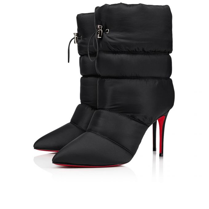 Christian Louboutin Astro Pointue 85 Creative Fabric Boots Bot Kadın Siyah | Türkiye UZ7-72117L5