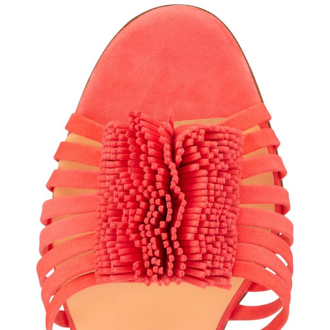 Christian Louboutin Belbrossa 55 Suede Mules Mules Kadın Pembe | Türkiye HG2-11101I5