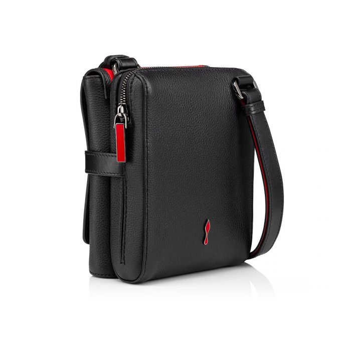 Christian Louboutin Benech Reporter Gomme Messenger Bags Postacı Çantası Erkek Kırmızı Siyah | Türkiye MS9-26672K7