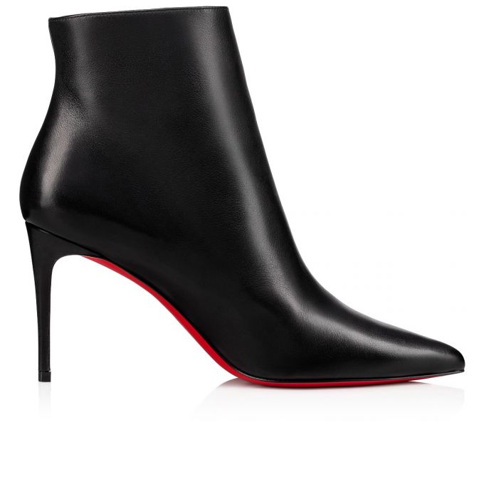 Christian Louboutin Birgikate 85 Calf Boots Bot Kadın Siyah | Türkiye BN9-03590E7