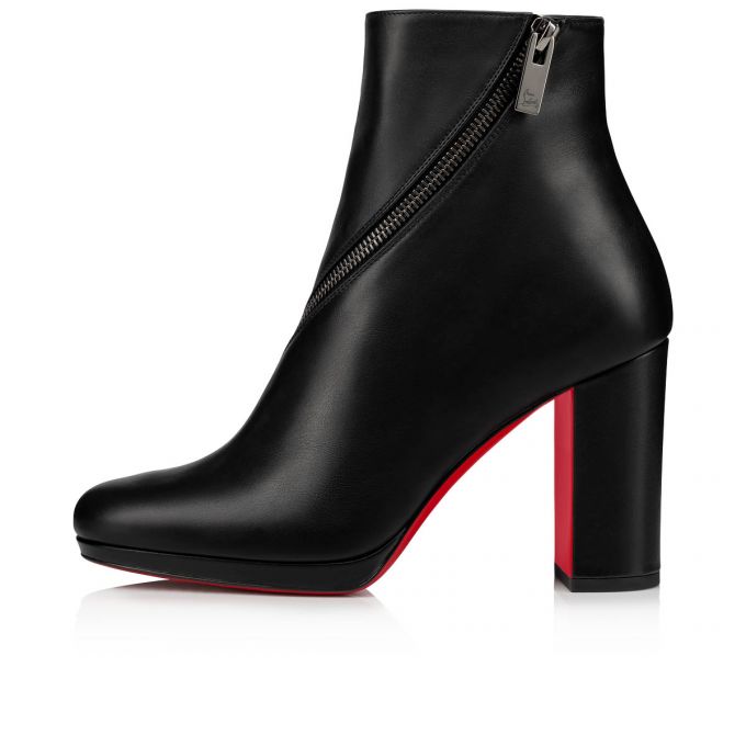 Christian Louboutin Birgitta 100 100 Calf Boots Bot Kadın Siyah | Türkiye ZG4-45124J1