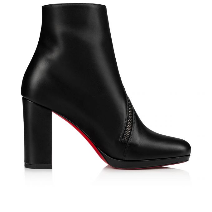 Christian Louboutin Birgitta 100 100 Calf Boots Bot Kadın Siyah | Türkiye ZG4-45124J1