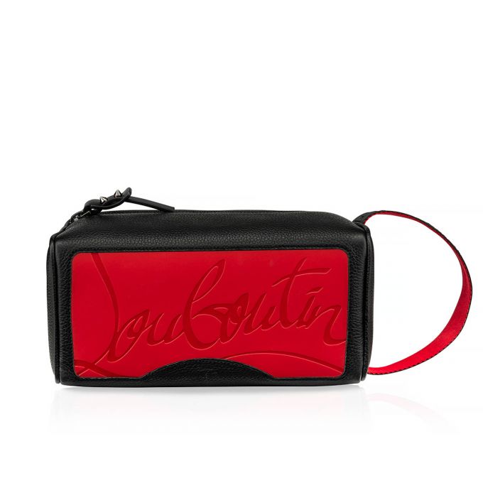 Christian Louboutin Blaster Classic Leather Pouches Kese Çanta Erkek Siyah | Türkiye ZE8-28502Q9