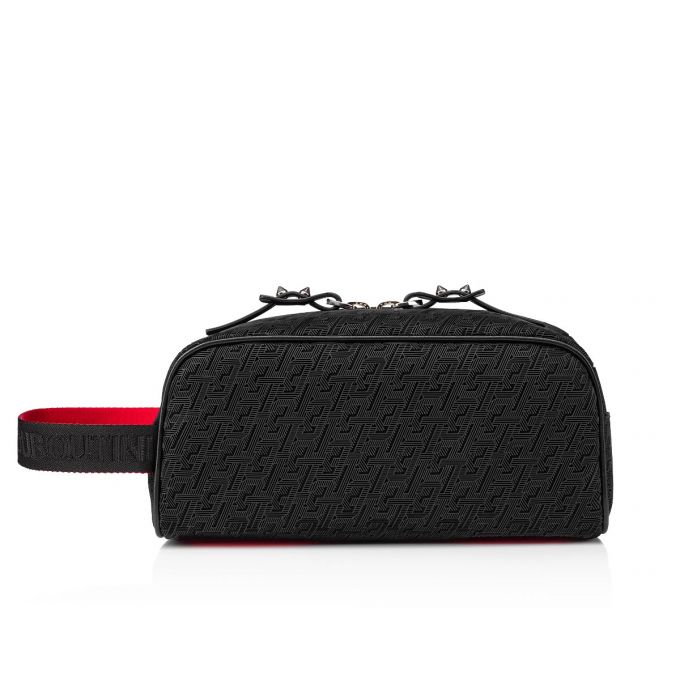 Christian Louboutin Blaster Creative Fabric Pouches Kese Çanta Erkek Siyah | Türkiye XX0-21872H5