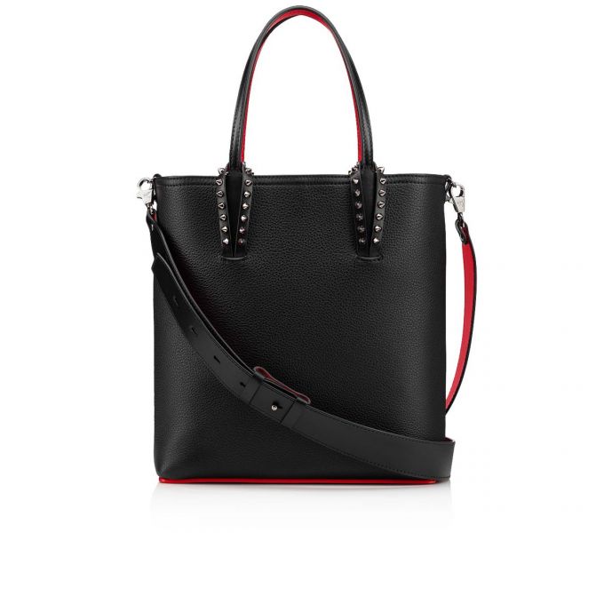 Christian Louboutin Cabata Calf Leather Tote Bags Tote Çanta Kadın Siyah | Türkiye QX6-98849A2