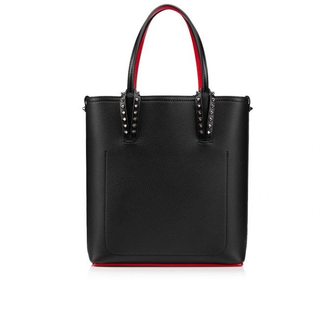 Christian Louboutin Cabata Calf Leather Tote Bags Tote Çanta Kadın Siyah | Türkiye QX6-98849A2