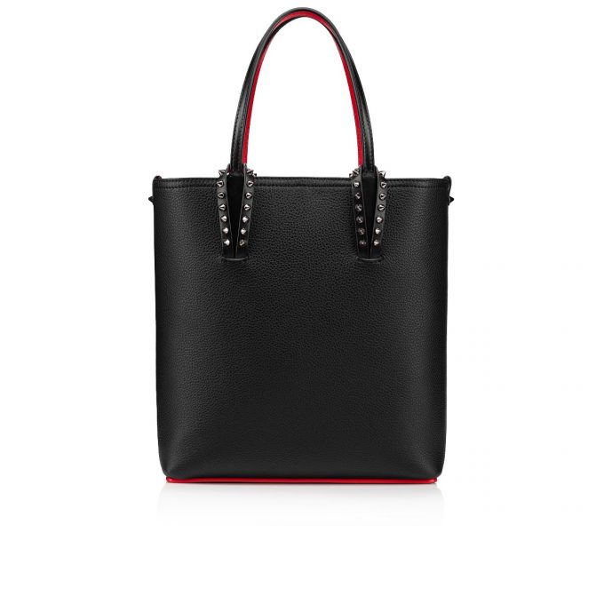 Christian Louboutin Cabata Calf Leather Tote Bags Tote Çanta Kadın Siyah | Türkiye QX6-98849A2