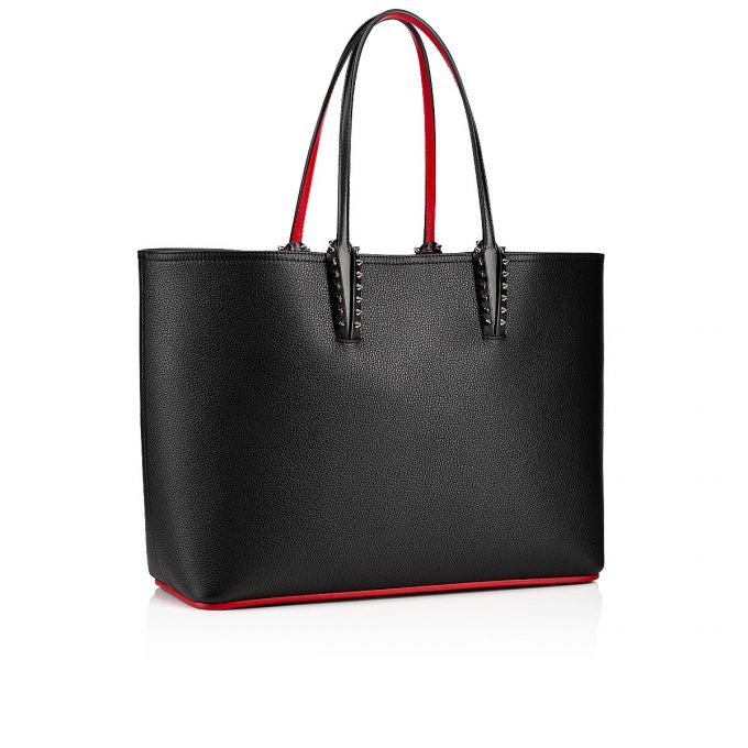 Christian Louboutin Cabata Calf Tote Bags Tote Çanta Kadın Siyah | Türkiye WN0-06380O7