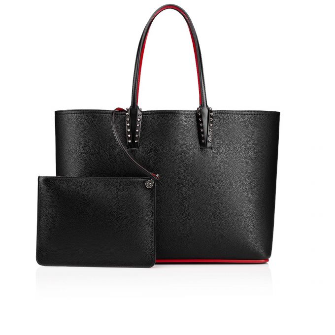 Christian Louboutin Cabata Calf Tote Bags Tote Çanta Kadın Siyah | Türkiye WN0-06380O7