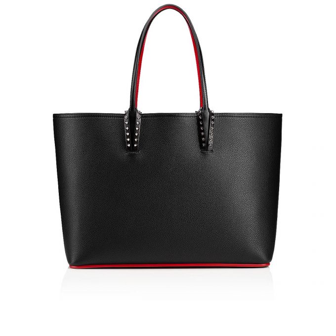 Christian Louboutin Cabata Calf Tote Bags Tote Çanta Kadın Siyah | Türkiye WN0-06380O7