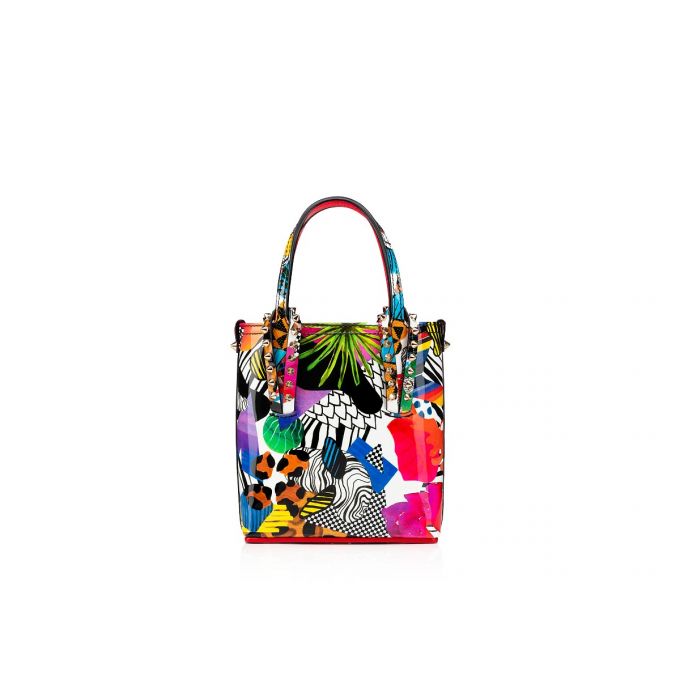 Christian Louboutin Cabata N/S Mini Creative Leather Tote Bags Tote Çanta Kadın Renkli | Türkiye ZE4-68556M2