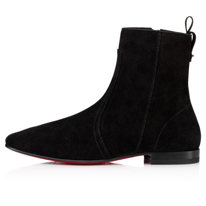 Christian Louboutin Cardaboot Calf Booty Bot Erkek Siyah | Türkiye BY2-98589H5