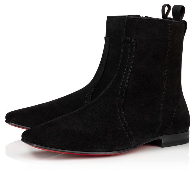 Christian Louboutin Cardaboot Calf Booty Bot Erkek Siyah | Türkiye BY2-98589H5