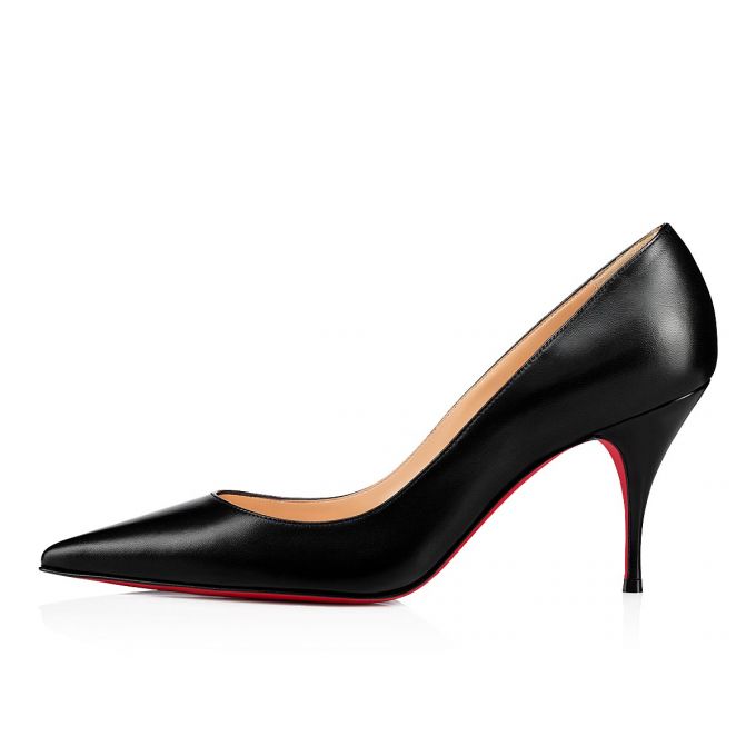 Christian Louboutin Clare 080 80 Nappa Leather Pumps Stiletto Kadın Siyah | Türkiye BV8-10981M0