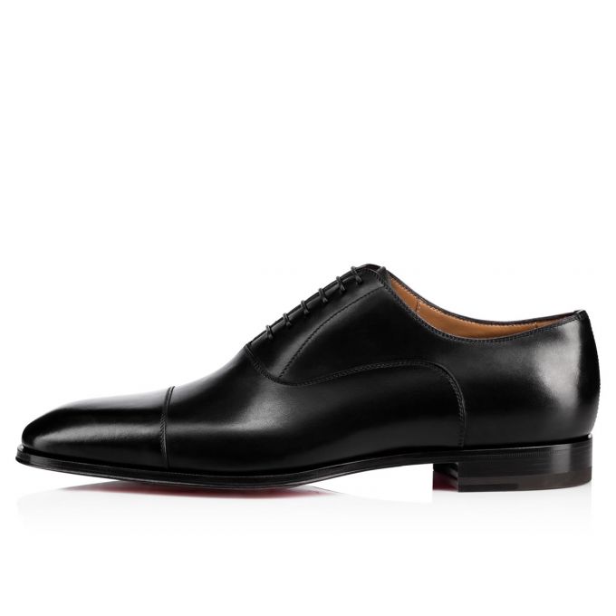 Christian Louboutin Cousin Greg 000 Calf Oxford Oxford Ayakkabı Erkek Siyah | Türkiye XE6-16001M1