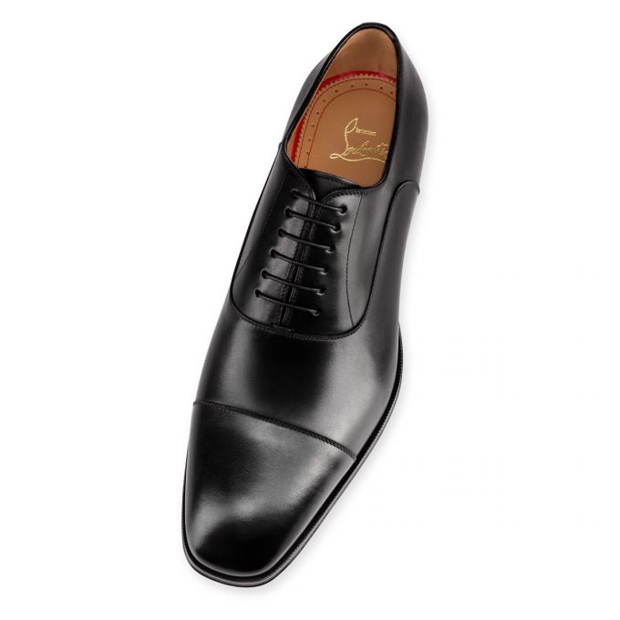 Christian Louboutin Cousin Greg 000 Calf Oxford Oxford Ayakkabı Erkek Siyah | Türkiye XE6-16001M1