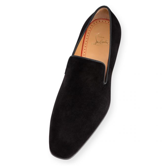 Christian Louboutin Dandelion 000 Veau Velours Loafer Makosen Erkek Siyah | Türkiye WN8-13681E5