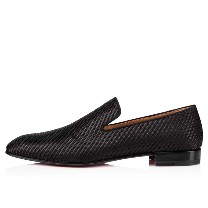 Christian Louboutin Dandelion Fabric Loafer Makosen Erkek Siyah | Türkiye VU3-84808W3