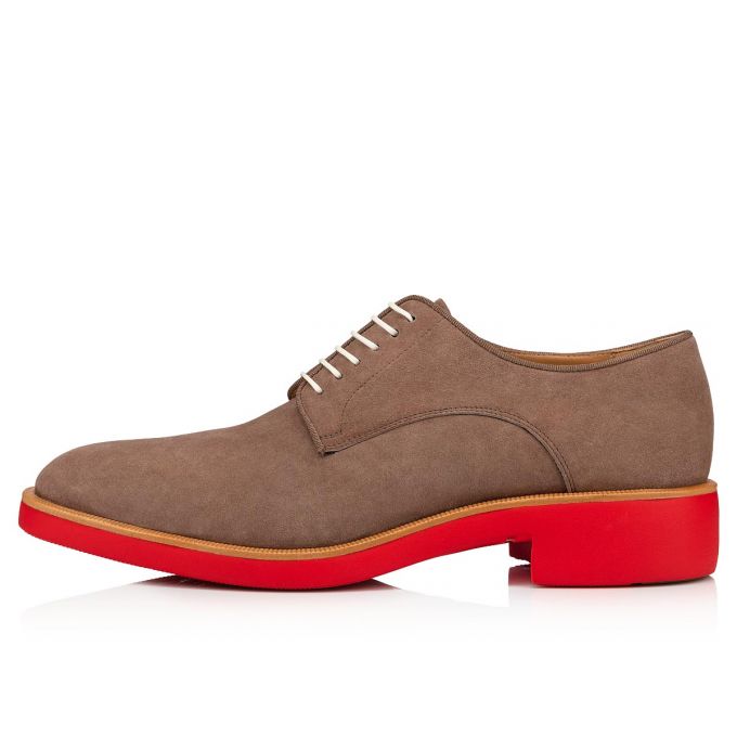 Christian Louboutin Davilo Rxl Calf Derby Derby Erkek Kahverengi | Türkiye BN8-97709F1