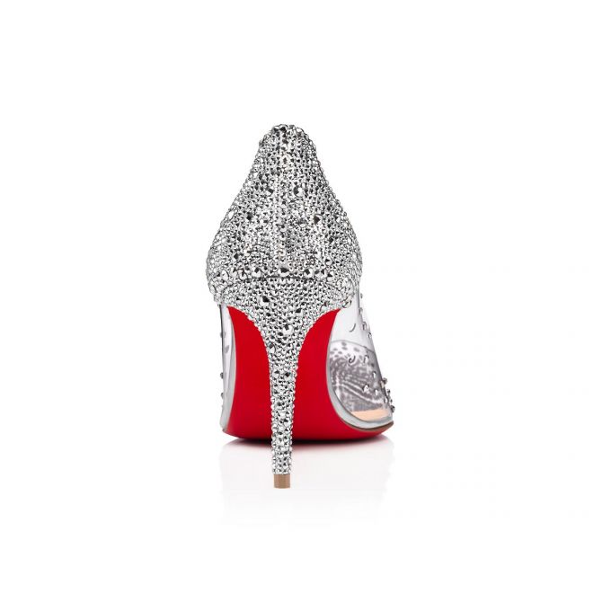 Christian Louboutin Degrastrassita 85 Pvc Pumps Stiletto Kadın Gümüş | Türkiye IP6-09620T8