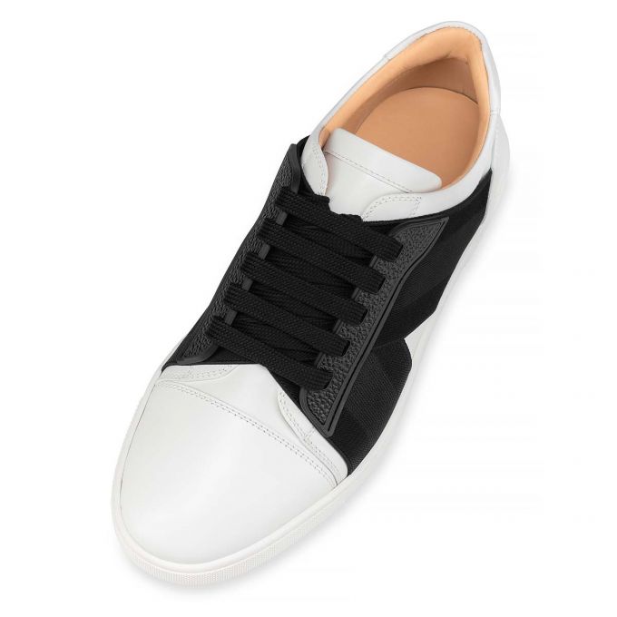 Christian Louboutin Elastikid 000 Calf Sneakers Spor Ayakkabı Kadın Beyaz Siyah | Türkiye IY9-66286V2