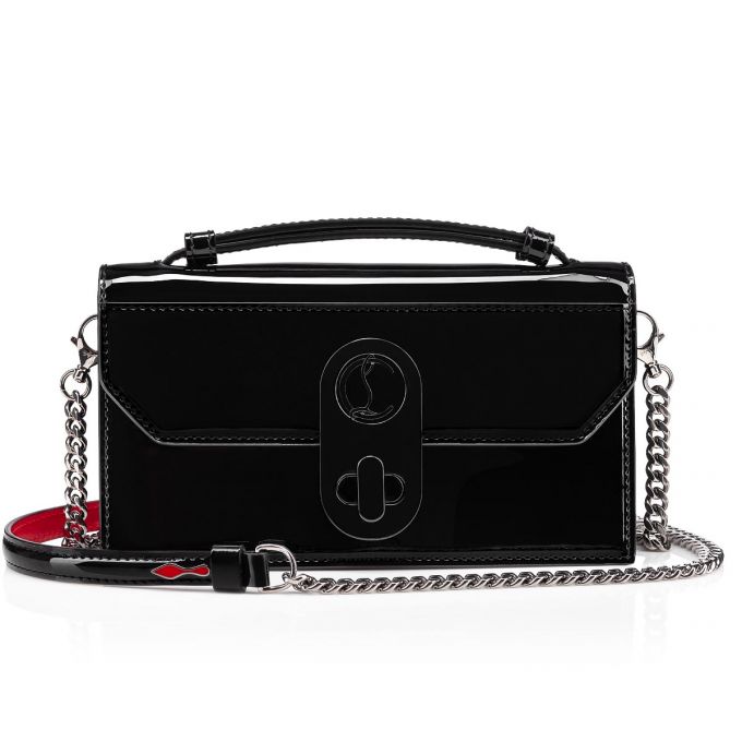 Christian Louboutin Elisa Baguette S Classic Leather Cross Body Bags Atlet Çanta Kadın Siyah | Türkiye EJ4-01330Y5